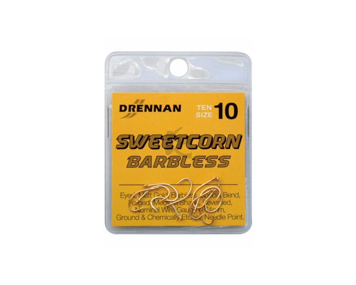 Drennan Barbless Sweetcorn Eyed Hooks 