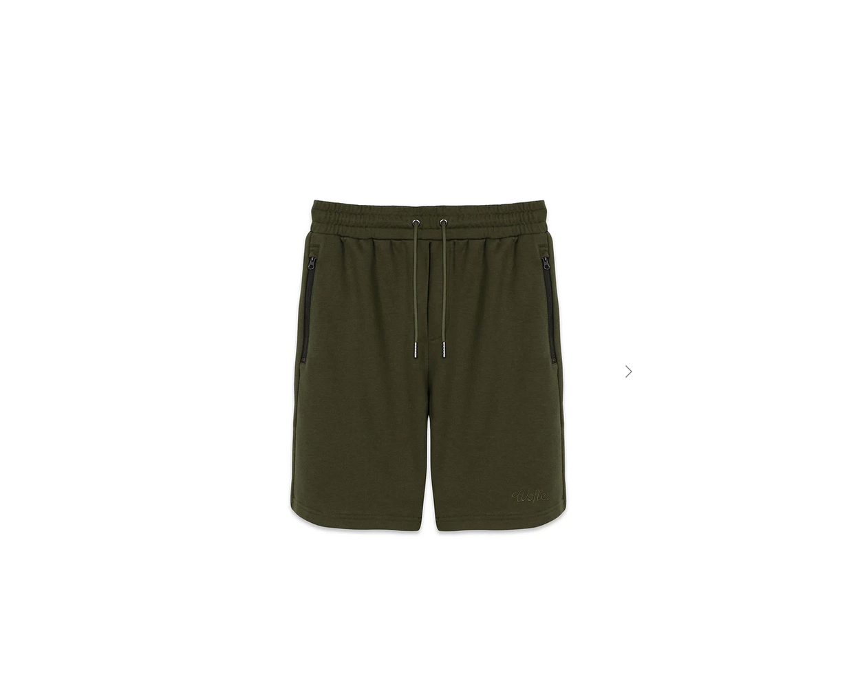 Olive sweat shorts discount