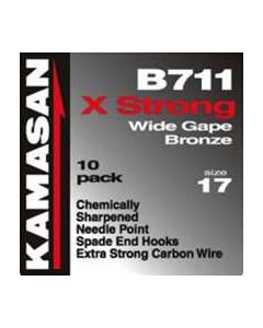 Five packets of Kamasan B560 Barbed Spade End Hooks