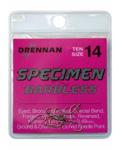 Drennan Barbless Sweetcorn Eyed Hooks 