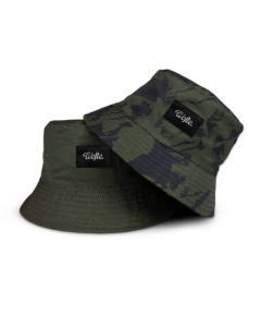 2 SIZES AVAILABLE New Esp Reversible Bucket Hat Olive/Camo 