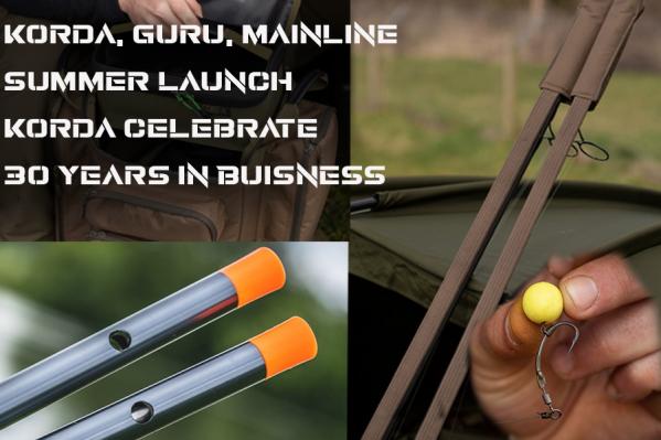 Korda, Guru, Mainline - Summer Launch - Korda Celebrate 30 Years in Buisness