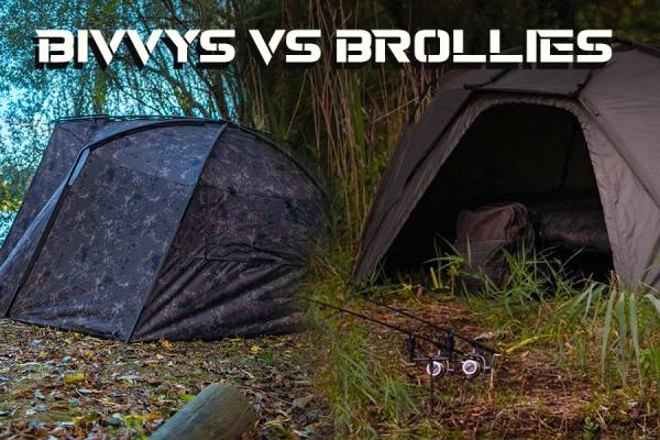 Brollies Compared to Bivvies - What are the Differences